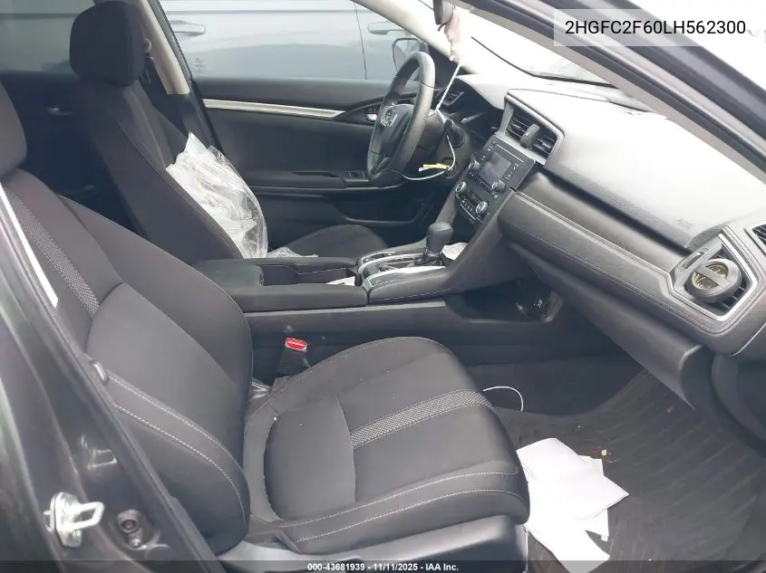 2HGFC2F60LH562300 2020 Honda Civic Lx