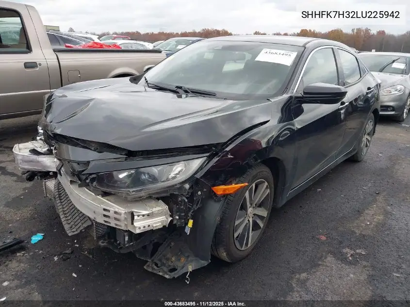 SHHFK7H32LU225942 2020 Honda Civic Lx