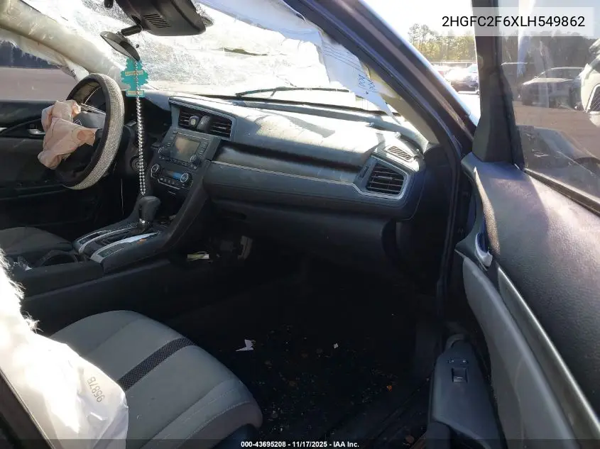 2HGFC2F6XLH549862 2020 Honda Civic Lx