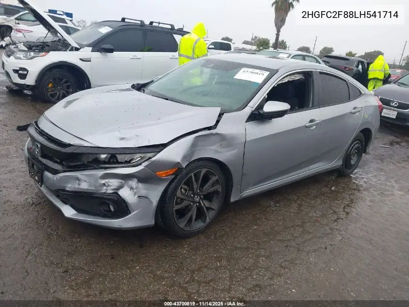 2HGFC2F88LH541714 2020 Honda Civic Sport