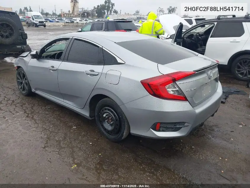 2HGFC2F88LH541714 2020 Honda Civic Sport