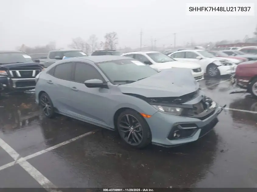 SHHFK7H48LU217837 2020 Honda Civic Sport