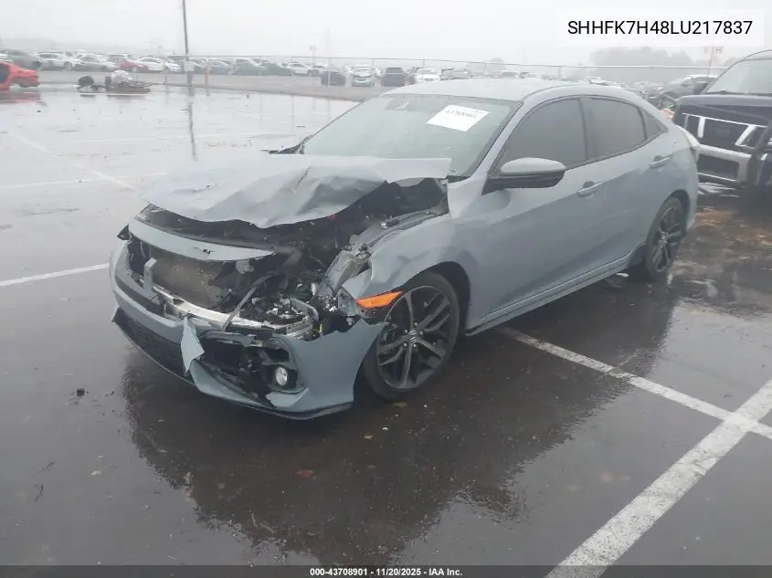 SHHFK7H48LU217837 2020 Honda Civic Sport