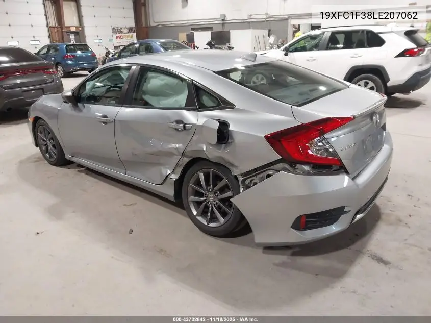 19XFC1F38LE207062 2020 Honda Civic Ex