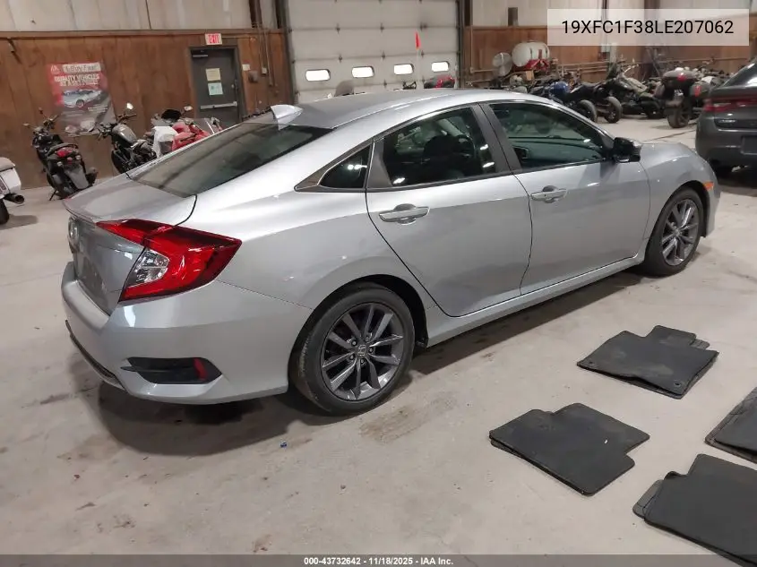 19XFC1F38LE207062 2020 Honda Civic Ex