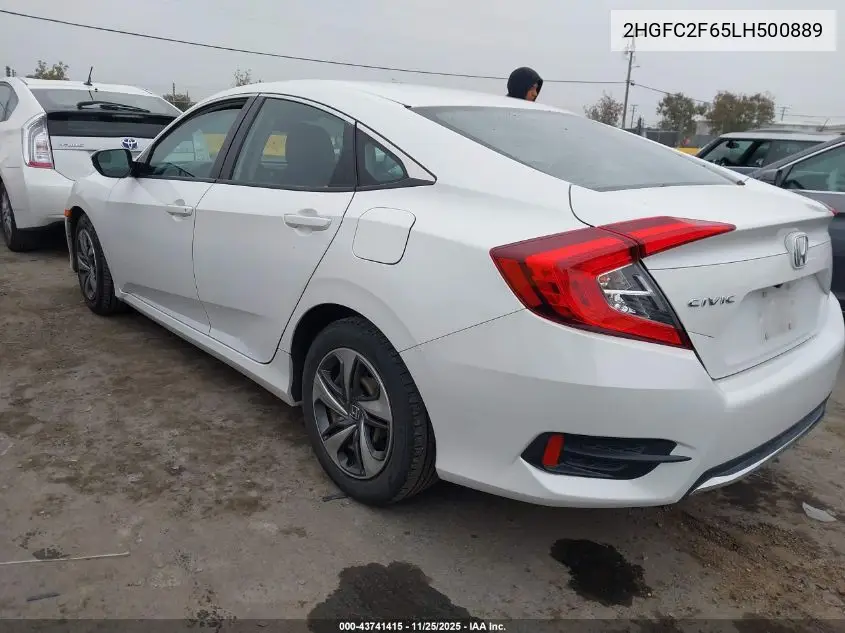 2HGFC2F65LH500889 2020 Honda Civic Lx