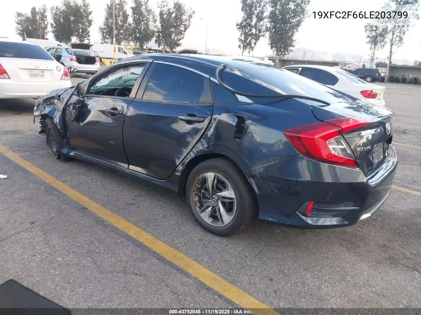 19XFC2F66LE203799 2020 Honda Civic Lx