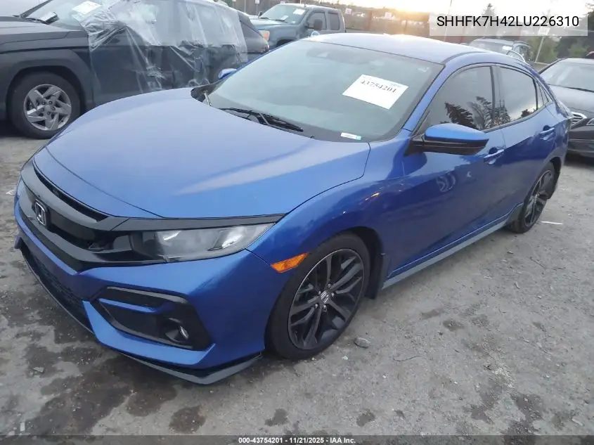 SHHFK7H42LU226310 2020 Honda Civic Sport