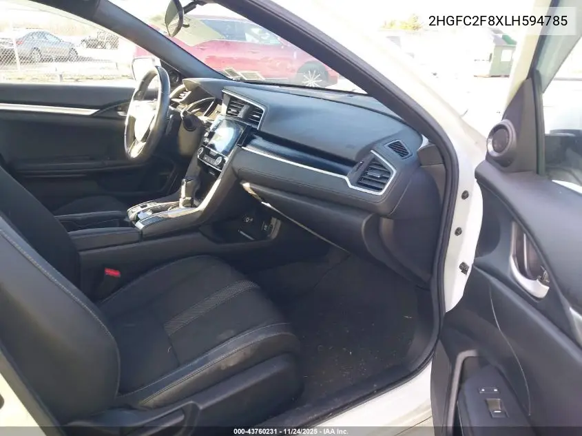 2HGFC2F8XLH594785 2020 Honda Civic Sport