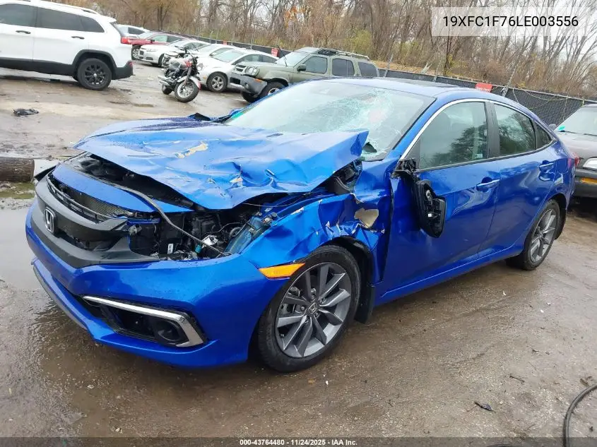 19XFC1F76LE003556 2020 Honda Civic Ex-L