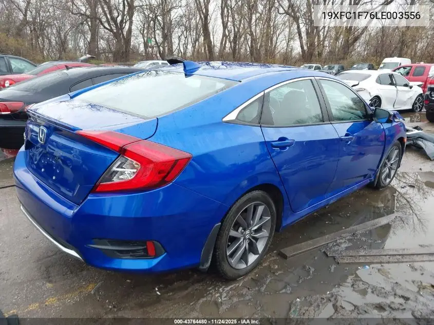 19XFC1F76LE003556 2020 Honda Civic Ex-L