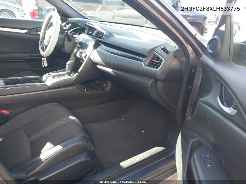 2HGFC2F8XLH533775 2020 Honda Civic Sport