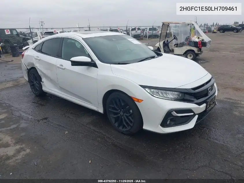 2HGFC1E50LH709461 2020 Honda Civic Si Sedan
