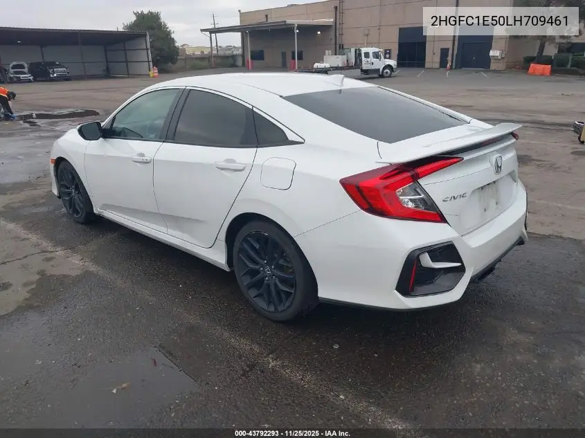 2HGFC1E50LH709461 2020 Honda Civic Si Sedan