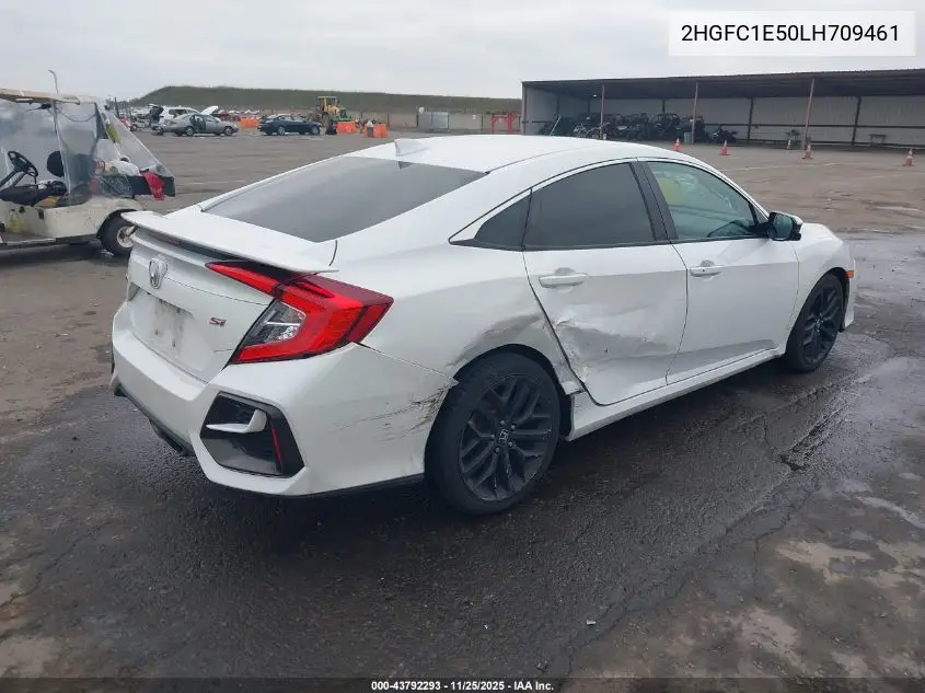 2HGFC1E50LH709461 2020 Honda Civic Si Sedan