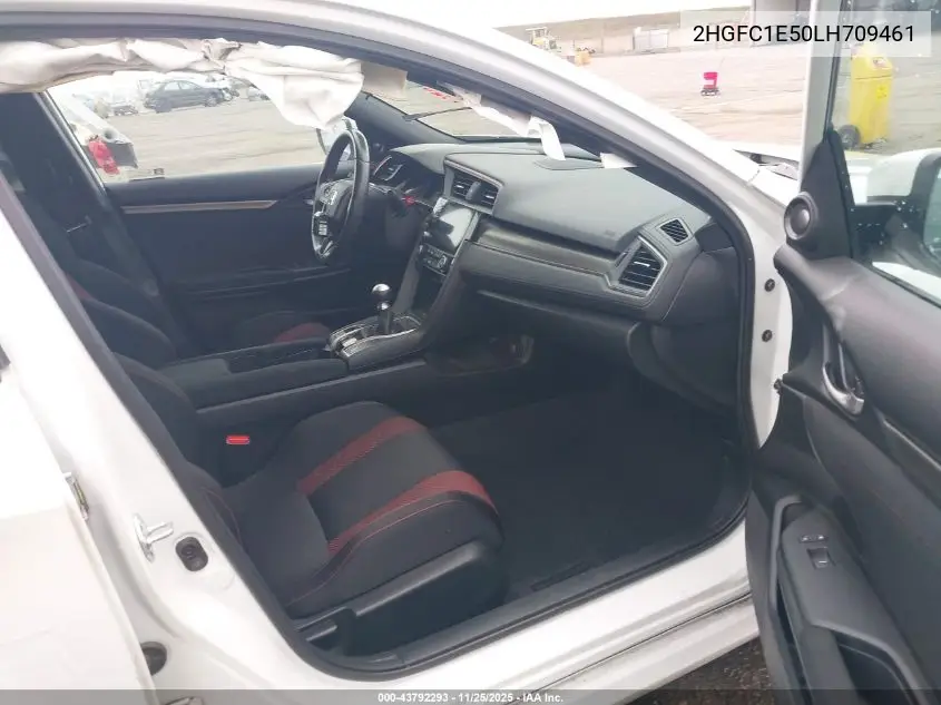 2HGFC1E50LH709461 2020 Honda Civic Si Sedan
