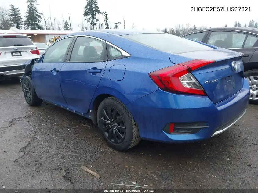 2HGFC2F67LH527821 2020 Honda Civic Lx