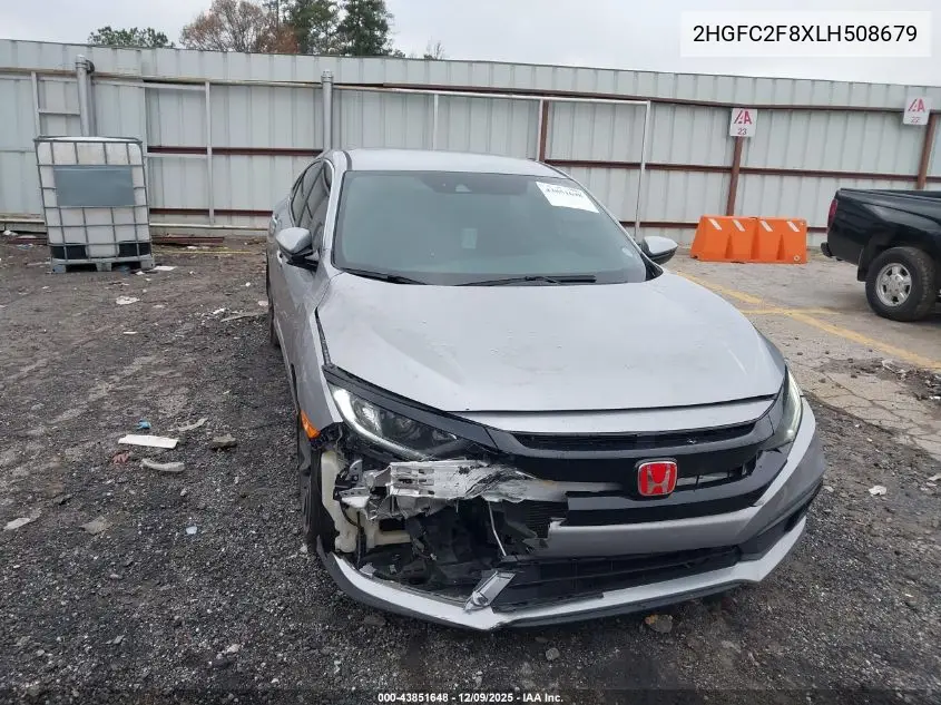 2HGFC2F8XLH508679 2020 Honda Civic Sport