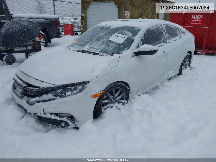 19XFC1F34LE007084 2020 Honda Civic Ex