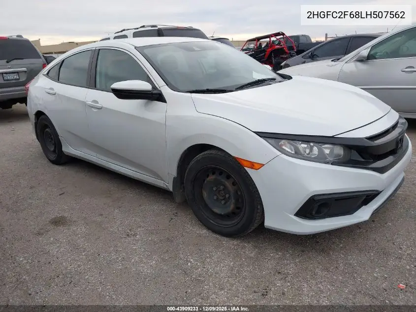 2HGFC2F68LH507562 2020 Honda Civic Lx