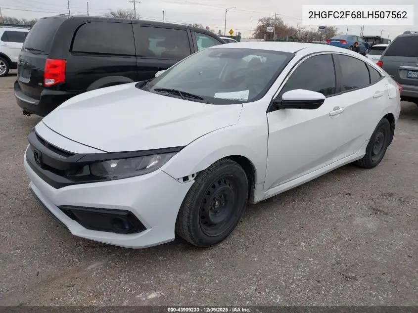 2HGFC2F68LH507562 2020 Honda Civic Lx