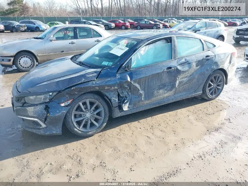 19XFC1F3XLE200274 2020 Honda Civic Ex