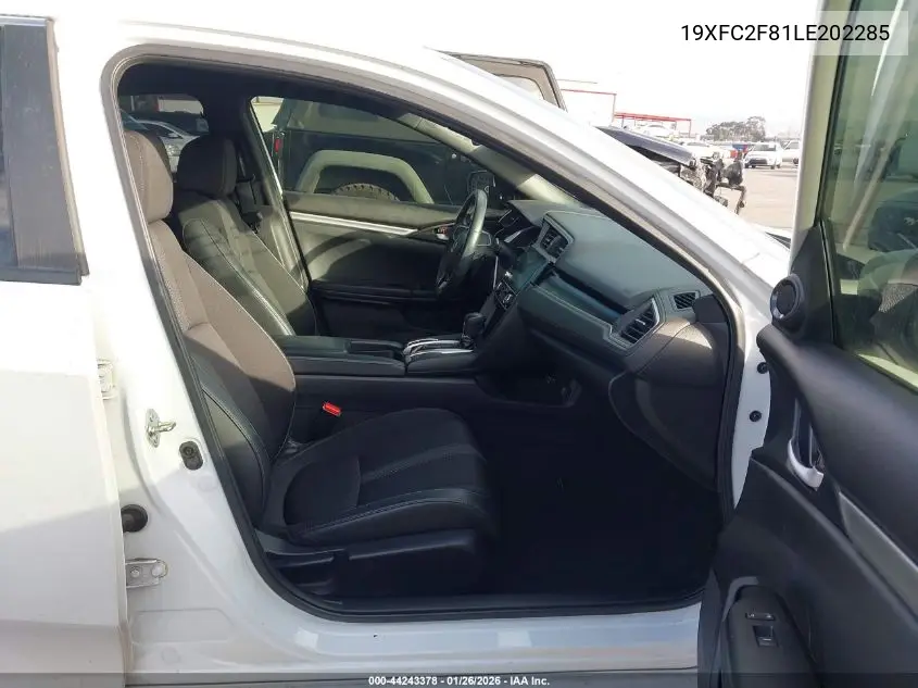 19XFC2F81LE202285 2020 Honda Civic Sport