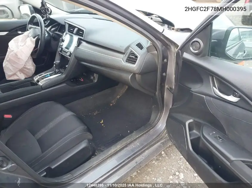 2HGFC2F78MH000395 2021 Honda Civic Ex