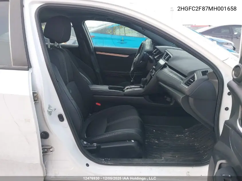 2HGFC2F87MH001658 2021 Honda Civic Sport