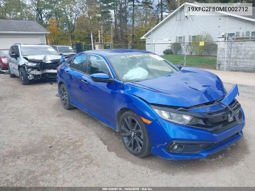 19XFC2F80ME002712 2021 Honda Civic Sport