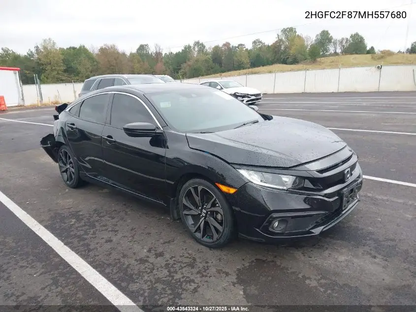 2HGFC2F87MH557680 2021 Honda Civic Sport