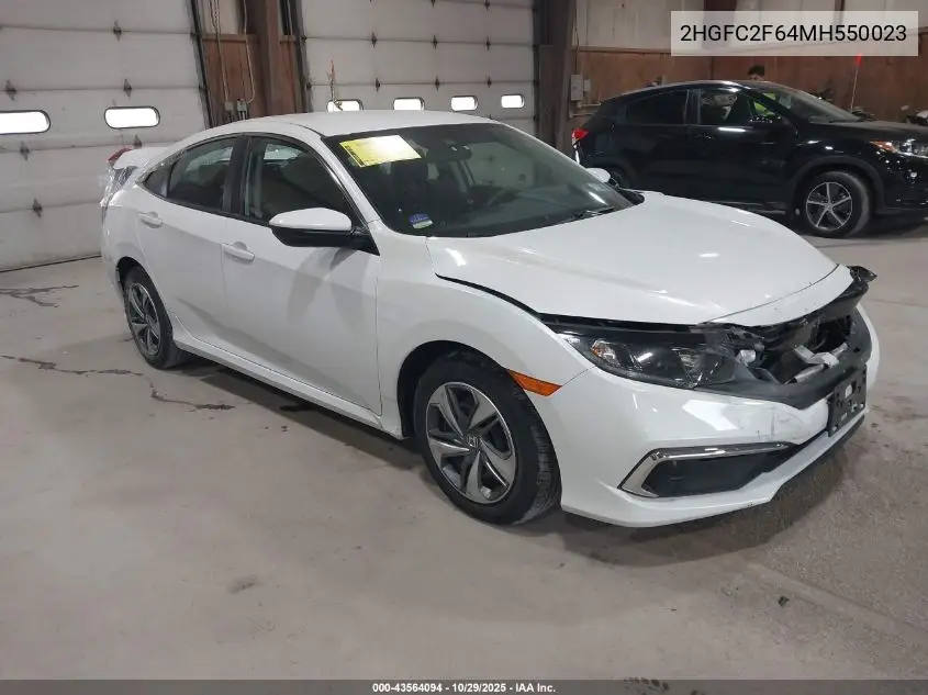 2HGFC2F64MH550023 2021 Honda Civic Lx