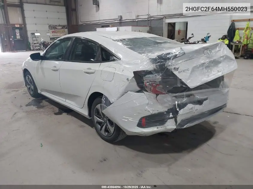 2HGFC2F64MH550023 2021 Honda Civic Lx