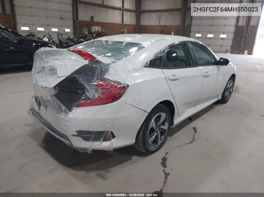 2HGFC2F64MH550023 2021 Honda Civic Lx