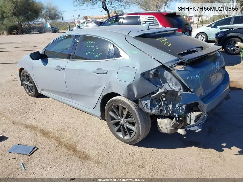 SHHFK7H66MU210856 2021 Honda Civic Ex