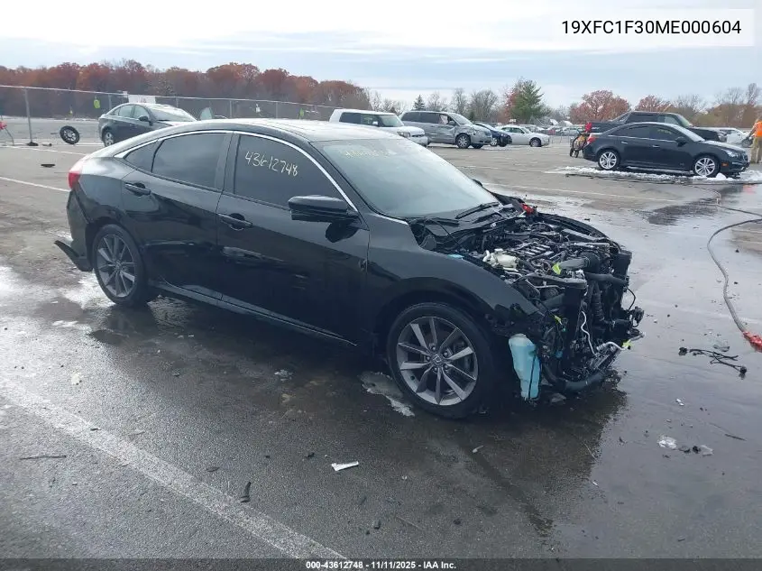 19XFC1F30ME000604 2021 Honda Civic Ex