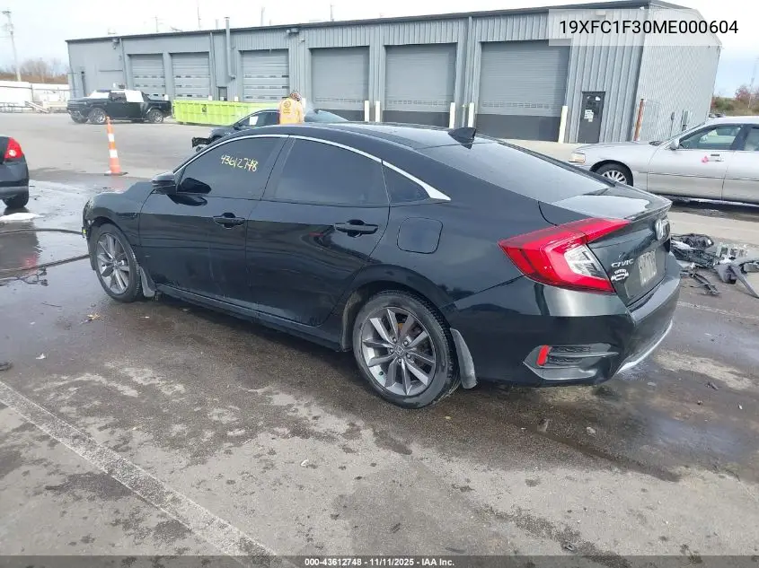 19XFC1F30ME000604 2021 Honda Civic Ex