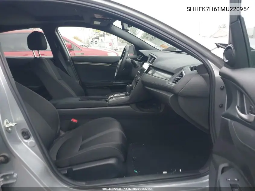 SHHFK7H61MU220954 2021 Honda Civic Ex