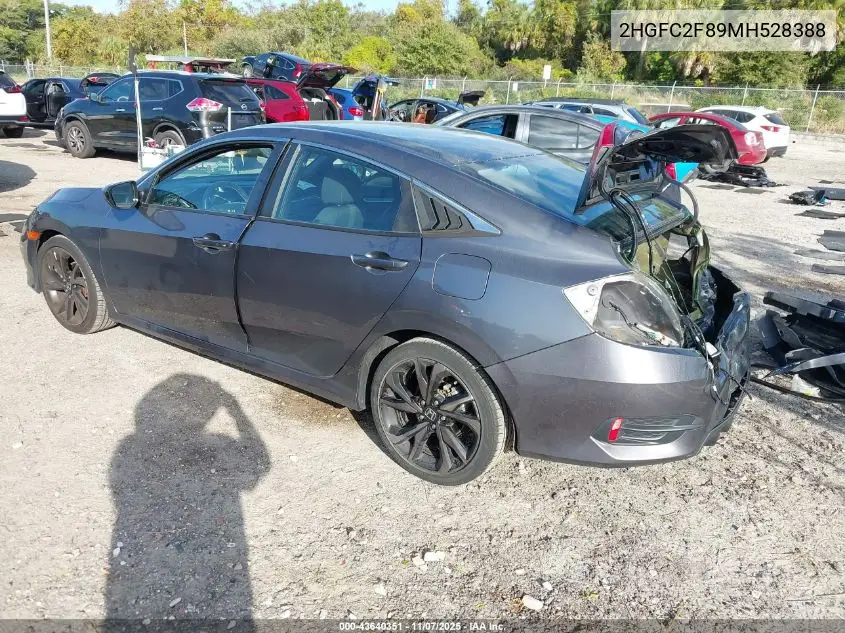 2HGFC2F89MH528388 2021 Honda Civic Sport