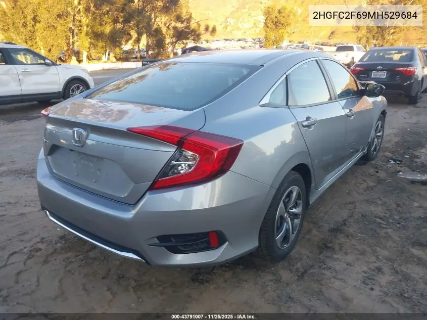 2HGFC2F69MH529684 2021 Honda Civic Lx