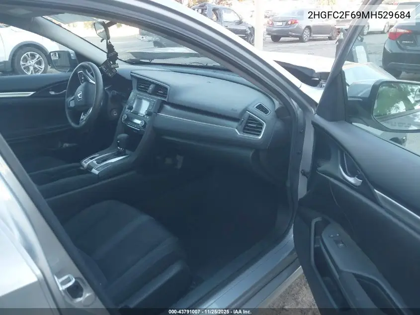 2HGFC2F69MH529684 2021 Honda Civic Lx