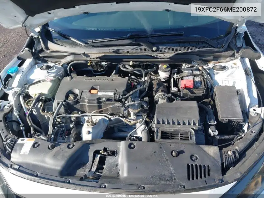 19XFC2F66ME200872 2021 Honda Civic Lx