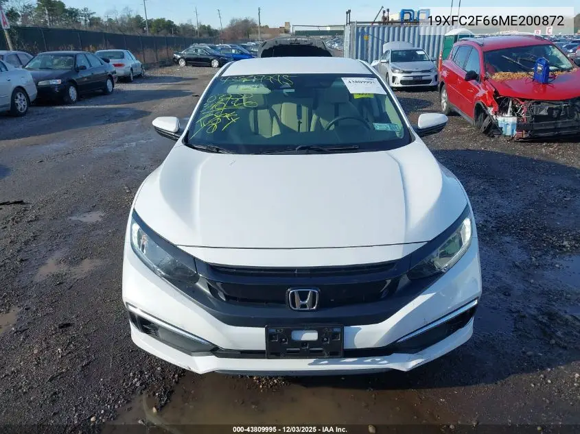 19XFC2F66ME200872 2021 Honda Civic Lx