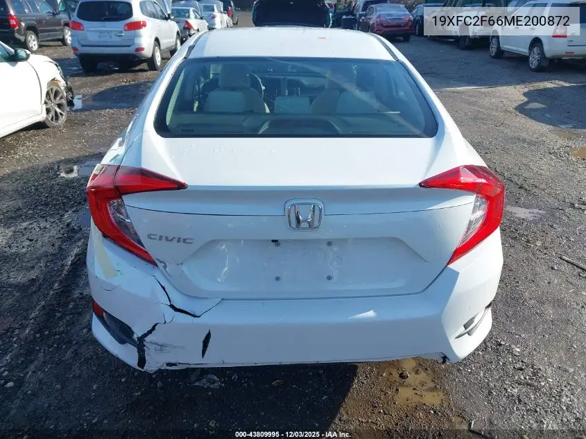 19XFC2F66ME200872 2021 Honda Civic Lx