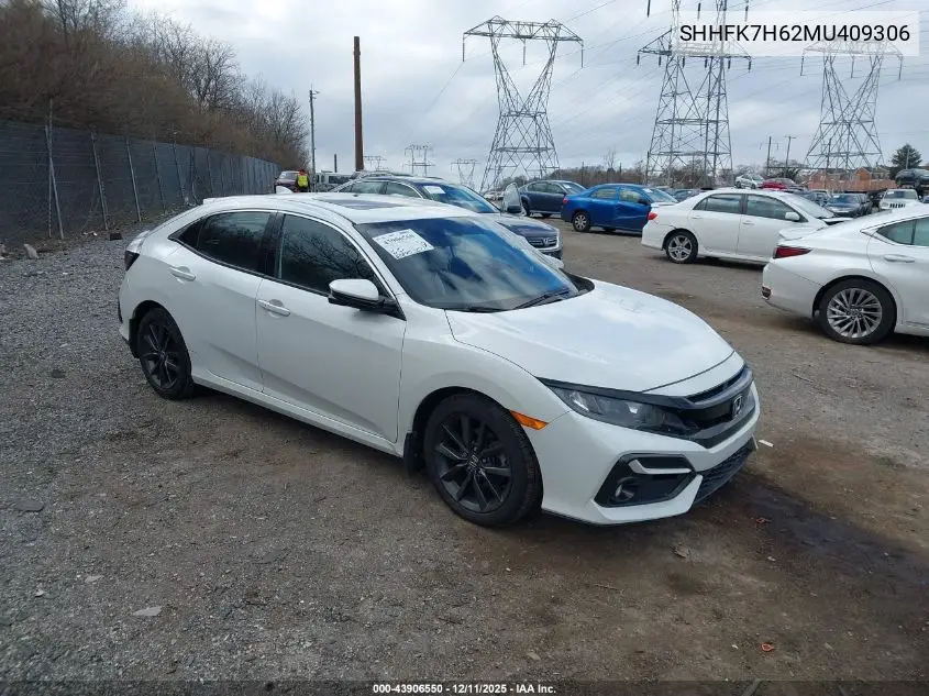 SHHFK7H62MU409306 2021 Honda Civic Ex
