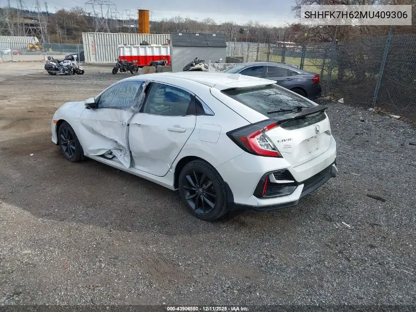 SHHFK7H62MU409306 2021 Honda Civic Ex