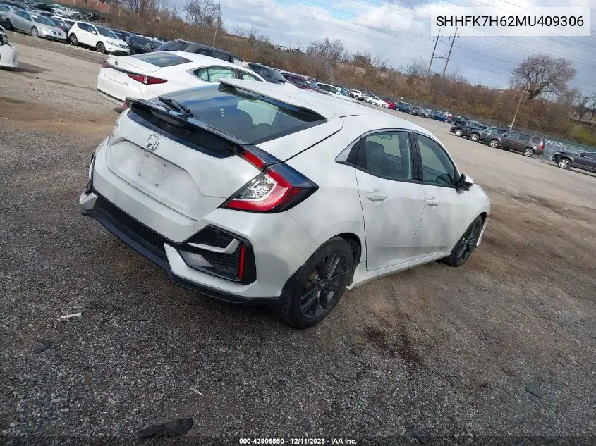 SHHFK7H62MU409306 2021 Honda Civic Ex