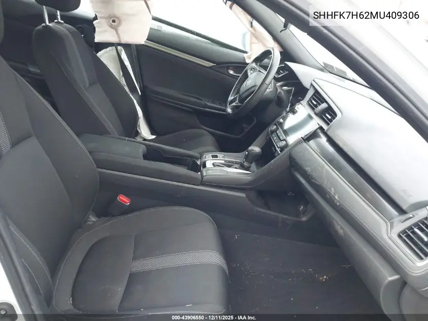 SHHFK7H62MU409306 2021 Honda Civic Ex
