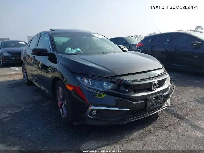 19XFC1F30ME209471 2021 Honda Civic Ex