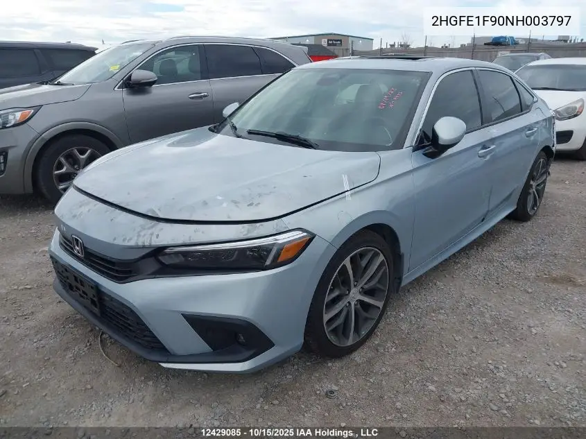2HGFE1F90NH003797 2022 Honda Civic